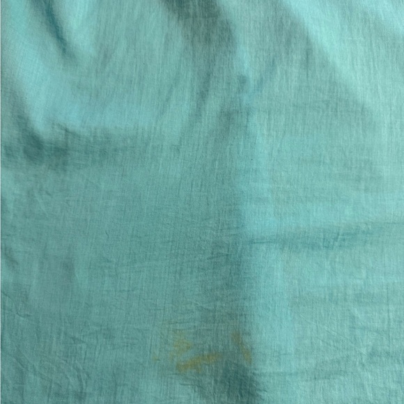 Tantrums Cotton Sky Blue Silver Beaded V- Neckline Long Sleeve Tunic Size 3X - Picture 8 of 11